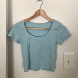 Aqua Crop Top